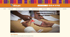Desktop Screenshot of africare.org