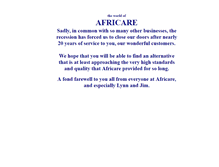 Tablet Screenshot of africare.co.uk